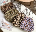 送料無料 可愛い☆ もこもこ 巾着 ショルダーポーチ(メール便可)※ lapaix ※