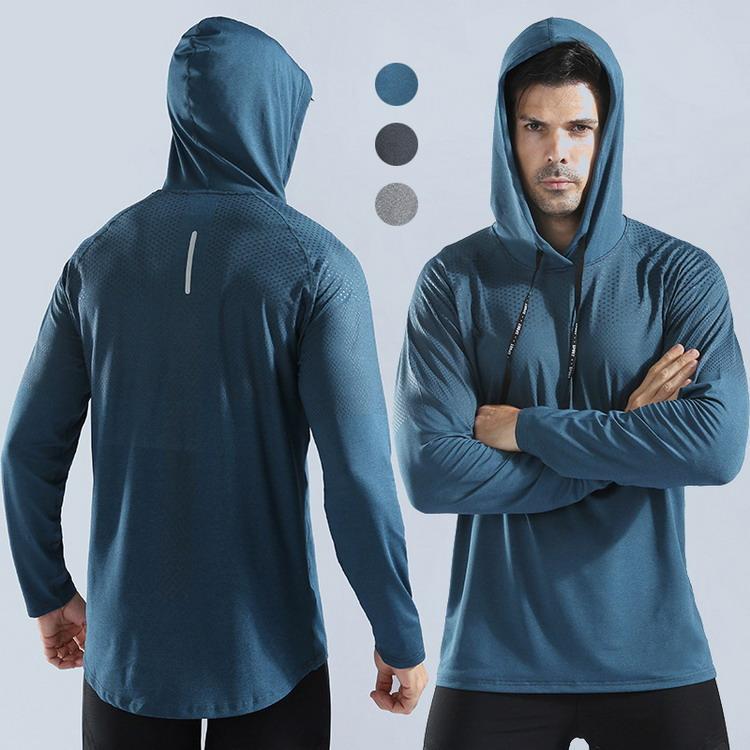 パーカー メンズ フィットネス トレーニング ランニング スポーツウェア トップス 長袖 プルオーバー ..