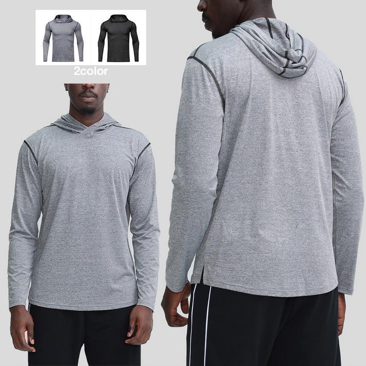 パーカー メンズ 吸汗速乾 フィットネス トレーニングウェア スポーツウェア トップス プルオーバー 長..