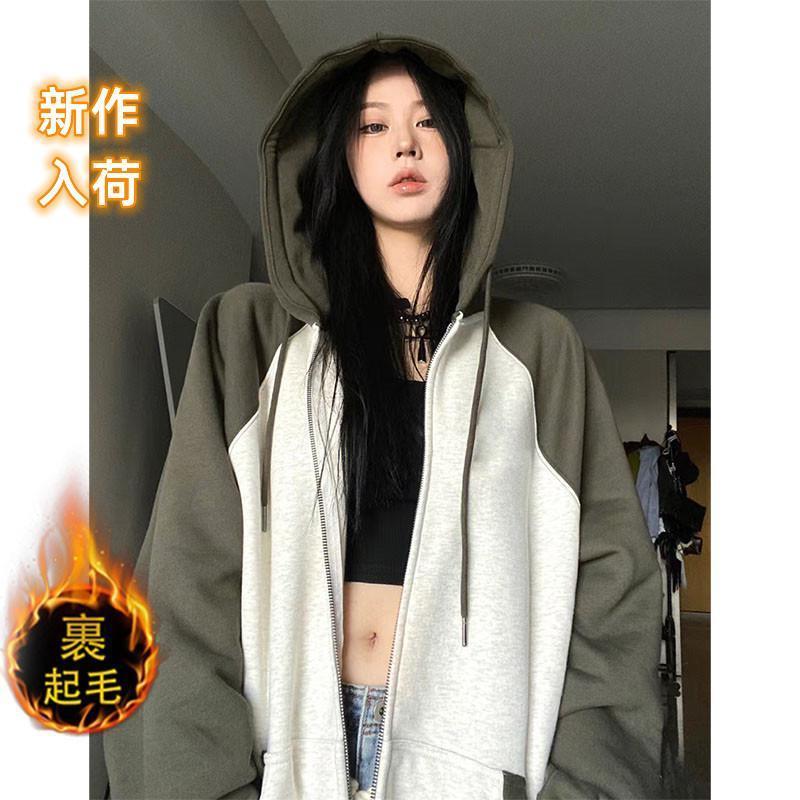 パーカーレディース裏起毛フード付き...