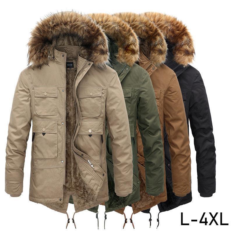 ミリタリージャケットモッズ メンズ フード付き コートボアブルゾン ジャケット裏起毛 ポアコート ブルゾン アウター あったか 厚手防寒着冬 あったかもこもこ