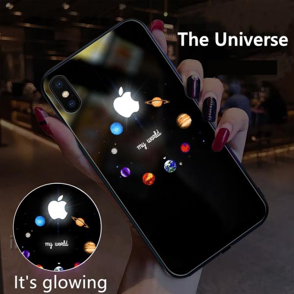 iPhone15ケース アイフォン ケース光る IPHONE スマホケース iPhoneカバー iPhone13 iphone12pro LEDライト 全機種対応 7/8 7plus/8plus X/XS XR 面白い