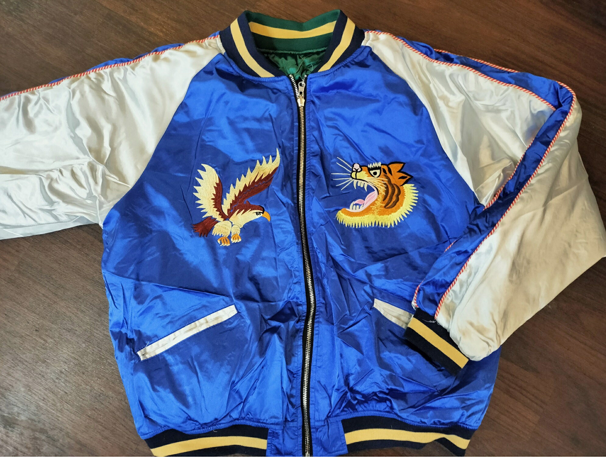 #417-5 サテンスカジャン　”三重塔”