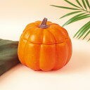 ハロウィン ふた付パンプキン フタ付き 秋 オータム かぼちゃ パンプキン 容器 入れ物 お菓子入れ パンプキンポット