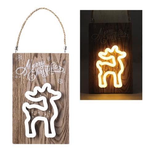 乐天商城 - グリーンハウス ネオン管風 サインボード トナカイ CM1015 松村工芸 （株）ケ−．イ−．アイ 単三電池2個付き クリスマス インテリア 装飾