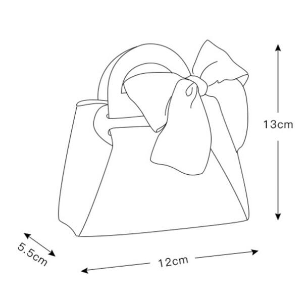 ミニバッグ ギフトボックス Sサイズ リボン付き 13×12×5.5cm 小物収納 ラッピングボックス PUボックス 小物入れ プレゼント 母の日 誕生日 結婚 記念日 ホワイトデー クリスマス ギフト リボン スカーフ イベント