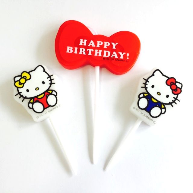 ハローキティ キャンドル 誕生日 バースデー ろうそく サンリオ sanrio キティ キ...