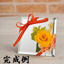 プリザーブド フロールエバー キット ミラー アレンジ ゴールデンイエロー FLKT10-17 愛妻の日 ホワイトデー 手作りキット ハンドメイド プレゼント ...