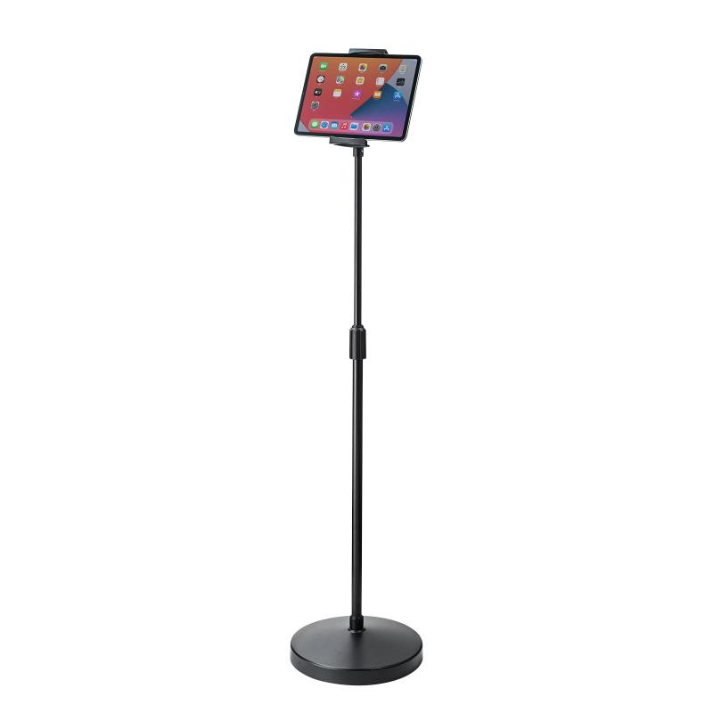サンワサプライ iPad・タブレットスタンド 高さ可変機能付き ブラック