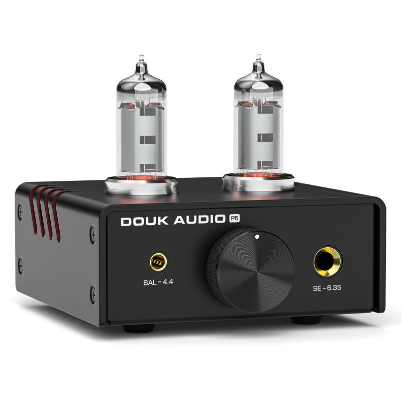 Nobsound P5 HIFI真空管 ヘッドフォンアンプ： デュアルモノラル設計 4.4mm&6.35mm出力 200V高電圧駆動 真空管/オペアンプ交換可能 低ジッター オーディオマニア向け lapistores-10028440 LAPPISTORES パッケージ画像