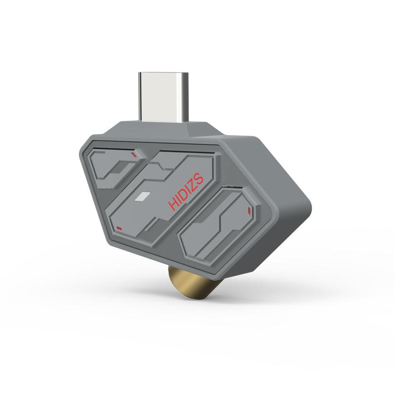 Hidizs SD2 DACドングルAMP、タイプCアダプターから3.5mmメスヘッドホンジャック、PCM/DSD、HDマイク対応、Type-CからUSB-Aアダプターケーブル付き