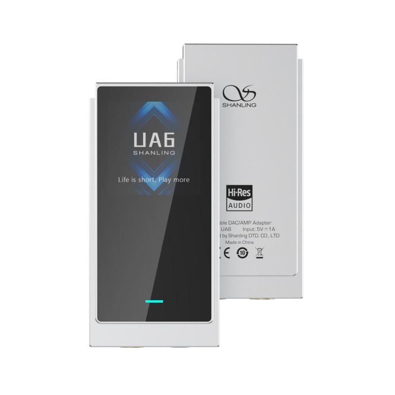 乐天商城 - Shanling UA6 Quad DAC搭載フラッグシップポータブルDAC/AMP シャンリン USB DAC CS43131×4 ディスプレイ 4.4mmバランス 3.5mmシングルエンド Type-C 3.5mm SPDIF PCM：32bit /