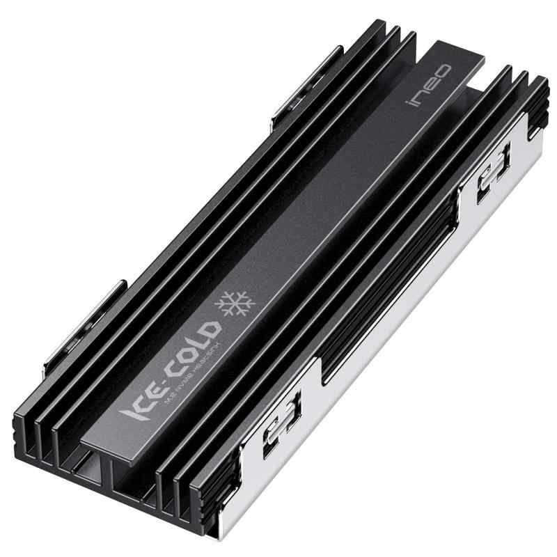 乐天商城 - Ineo M.2 2280 SSD ヒートシンク シリコンパッドに付き PC/PS5 M.2 PCIE NVMe SSDをサポート[M16]