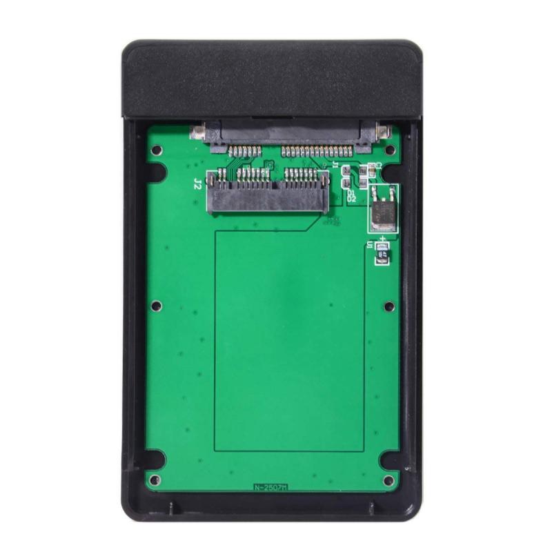 JSER USB 3.1 Type-C USB-C - 1.8インチ Micro SATA 16ピン 7+9 SSD 外付けハードディスクエンクロージャ用 5Gbps