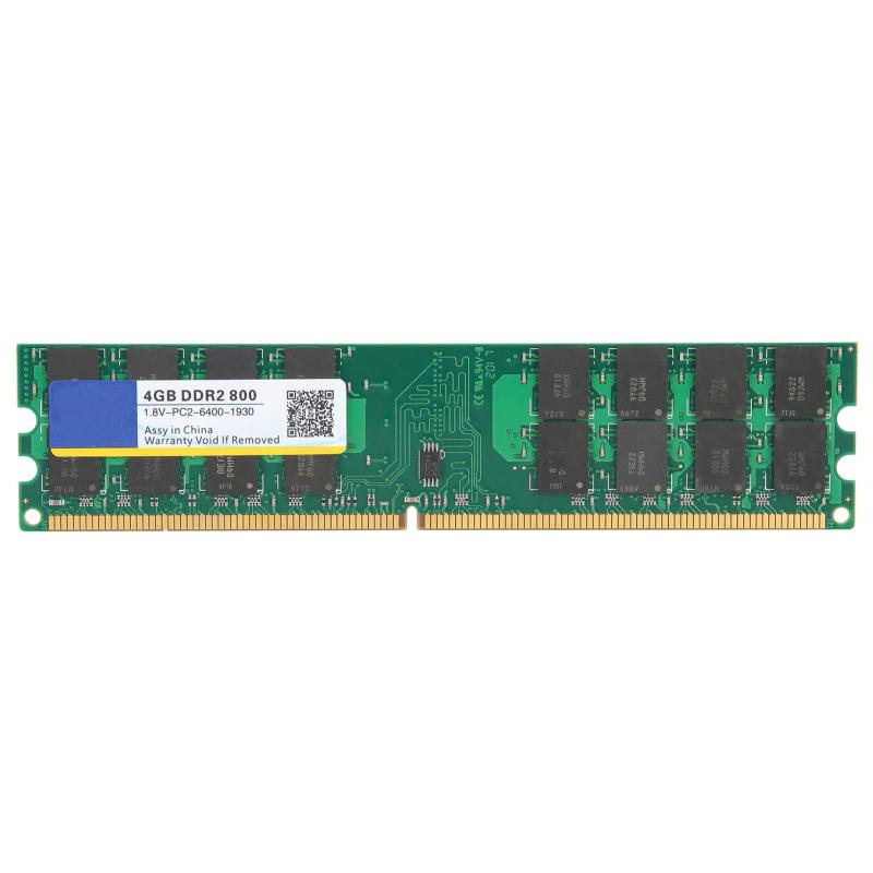 樂天商城 - デスクトップ用メモリ DDR2 4GB 800MHz PC2‑6400 1.8V デスクトップPC対応 メモリバーモジュール パソコン増設用 メモリアップグレード用