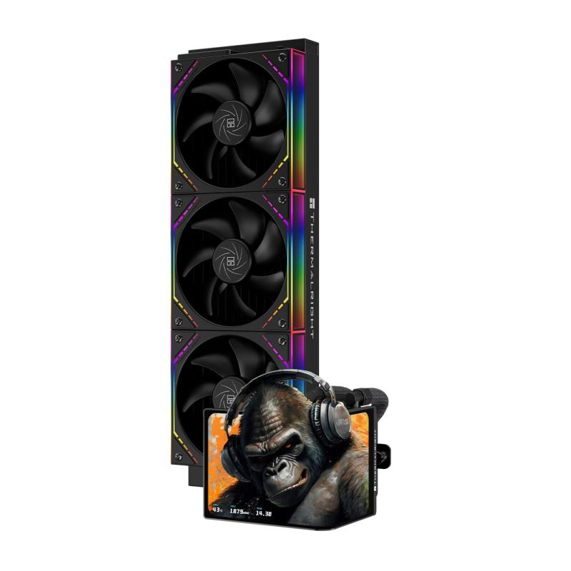 TR Thermalright Levita Vision JP AM4/AM5、Intel LGA1851/1700対応、6.67インチ3Dスクリーン