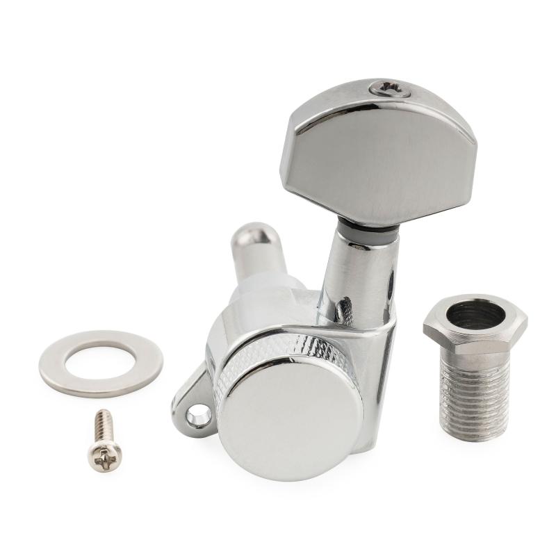 Musiclily Pro R15J 1弦側単品 ロック式ペグ ギア比15:1 ロッキングチューナー スクエアボタン Strat Teleエレキギター用
