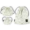 LIRICO リリコ ランチバッグ&コップ袋&体操服入れ 巾着3点セット Parfait パルフェ 通学 通園 巾着ポーチ ポスト便送料無料