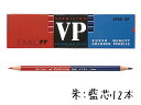 鉛筆 名入れ 赤青鉛筆 朱藍鉛筆 8900VP 5 5 丸軸 トンボ鉛筆