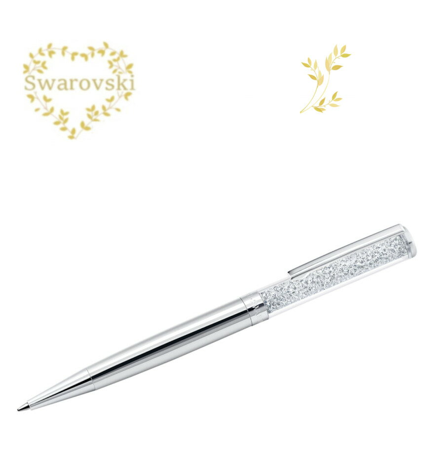 SWAROVSKI Crystalline ボールペン 5224384 シルバー系, クローム・コーティング スワロフスキープレゼント 記念日 誕生日 アニバーサリー ラグジュアリー 並行輸入品