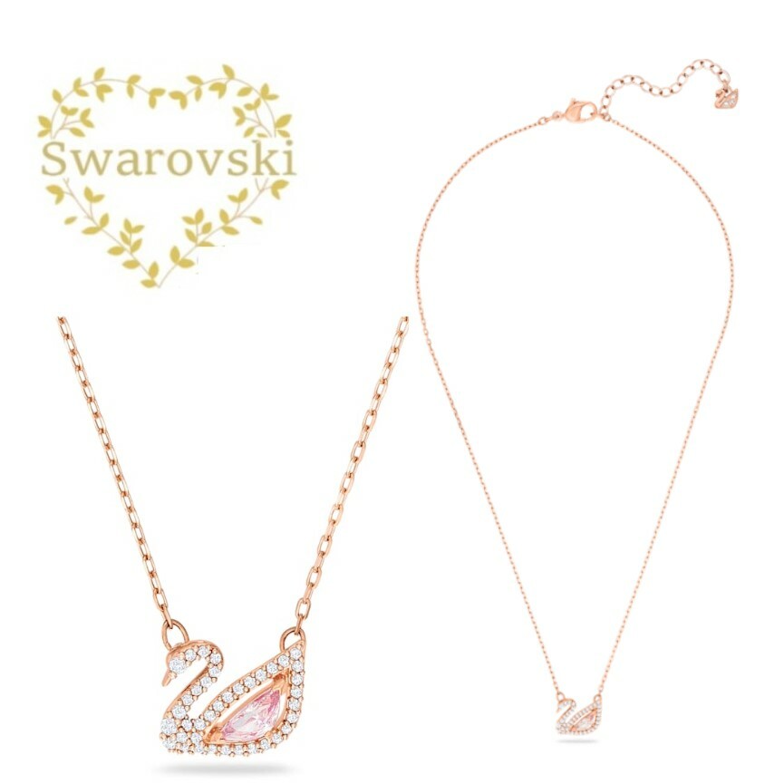 SWAROVSKI ネックレス 5469989スワロフスキー アイコニックスワン ペンダント Dazzling Swan ネックレススワン, ピンク, ローズゴールドトーン・コーティング　プレゼント　記念日　誕生日　アニバーサリー　ラグジュアリーのサムネイル