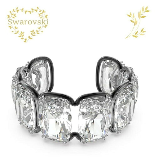 SWAROVSKI 5609663 スワロフスキー Harmonia バングル フローティングクリスタル(オーバーサイズ)Lサイズ, ホワイト, ミックスメタル仕上げ クリアクリスタル プレゼント 記念日 誕生日 アニバーサリー 並行輸入品 SWAROVSKI 5609663 スワロフスキー Harmonia バングル フローティングクリスタル(オーバーサイズ)Lサイズ, ホワイト, ミックスメタル仕上げ クリアクリスタル プレゼント 記念日 誕生日 アニバーサリー 並行輸入品