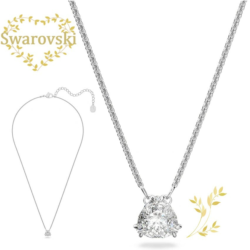 スワロフスキー ネックレス（レディース） SWAROVSKI ネックレス　5628352　スワロフスキーMillenia ペンダント トリリアントカット, ホワイト, ロジウム・プレーティング　ペンダント　プレゼント　記念日　アニバーサリー 並行輸入品