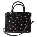 Kate Spade トートバッグ WKR00650-098　ケイトスペード medium satchel staci ditsy buds ミディアム　サッチェル　ステイシー　ディトゥシィ　バッズ フラワー　レディース ブランドロゴ レザー　並行輸入品　通勤　通学