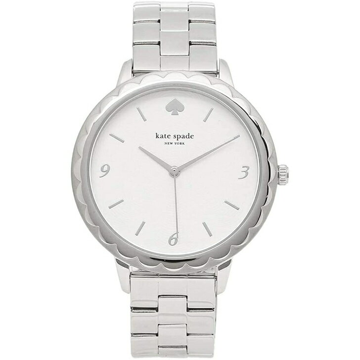 ケイト・スペード ニューヨーク Kate Spade 腕時計 KSW1493　ケイトスペード　リストウォッチ レディース METRO　 Quartz クオーツ Silver シルバー Watch 時計 ウォッチ ビジネス お洒落 ロゴ 並行輸入品