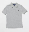 ポロラルフローレン ポロシャツ キッズ 半袖 3Tサイズ グレー 321603252-GHEATHER-3T POLO RALPH LAUREN