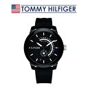 腕時計 メンズ ブラック シンプル TOMMY HILFIGER トミーヒルフィガー 1791483