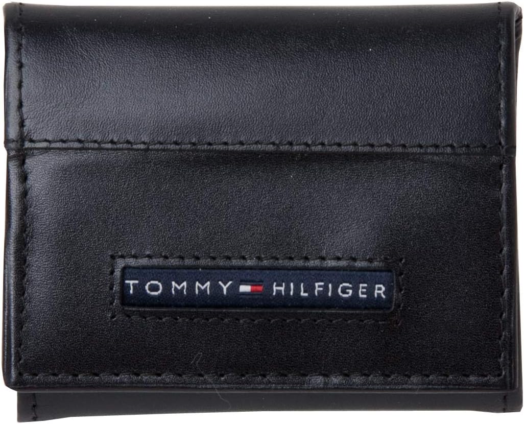 トミーヒルフィガー 【アウトレット】トミーヒルフィガー コインケース メンズ ブラック 31TL25X024-001 TOMMY HILFIGER