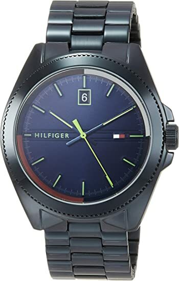 TOMMY HILFIGER 腕時計　1791689　トミー ヒルフィガーRiley　44mm　ネイビー　ブルー ステンレス　プレゼント　メンズ　クオーツ 　アナログ　スポーティ ビジネス　記念日 並行輸入品