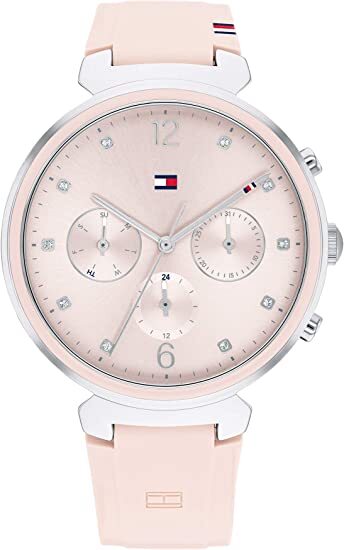 トミーヒルフィガー TOMMY HILFIGER 腕時計　1782343　トミー ヒルフィガー 38mm　IVY ピンク ピンクラバー ラバー プレゼント　レディース　メンズ　クオーツ　シリコンストラップ　アナログ　スポーティ ビジネス　並行輸入品　記念日　並行輸入品