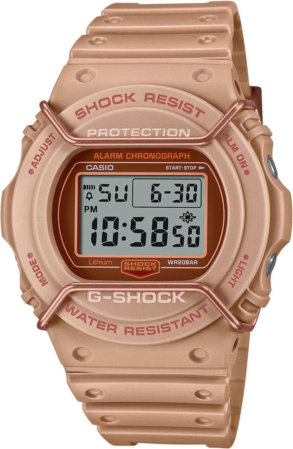 カシオ 腕時計 メンズ G-SHOCK Tone on tone ブラウン DW-5700PT-5 CASIO