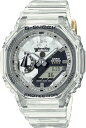 カシオ 腕時計 メンズ レディース G-SHOCK 40th Anniversary Clear Remix ホワイト クリア GMA-S2140RX-7A C...