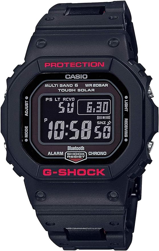 カシオ 腕時計 メンズ G-SHOCK ブラック レッド GW-B5600HR-1 CASIO
