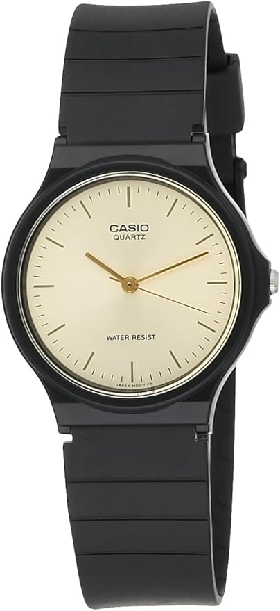 カシオ 腕時計 メンズ レディース CASIO Collection STANDARD ゴールド ブラック MQ-24-9E CASIO