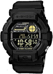 CASIO 腕時計　GD-350-1B G-SHOCK ジーショック　並行輸入品　メンズ ブラック イエロー デジタル　バイブレーション 　スポーティ　ビジネス　防水　記念日　プレゼント 並行輸入品