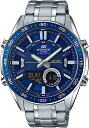 CASIO 腕時計 EFV-C100D-2A EDIFICE エディフィス クロノグラフ クオーツ シルバー ブラック ブルー 並行輸入品 100m防水 クオー...