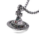 ヴィヴィアンウエストウッド ネックレス レディース NEW PETITE ORB PENDANT ガンメタル 63020098-02S001 VivienneWestwood