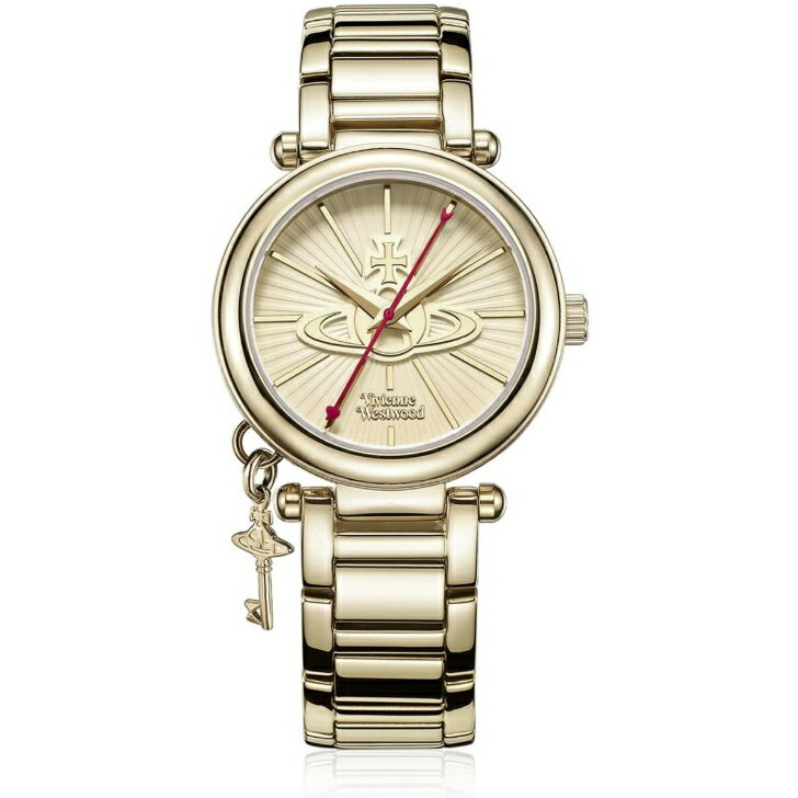 Vivienne Westwood 腕時計 VV006KGD　ヴィヴィアンウエストウッド　リストウォッチ レディース クオーツ 防水　Kensington II　ゴールド　フェミニン ファッションウォッチ ビジネスシーン デイリー プレゼント 並行輸入品(2)