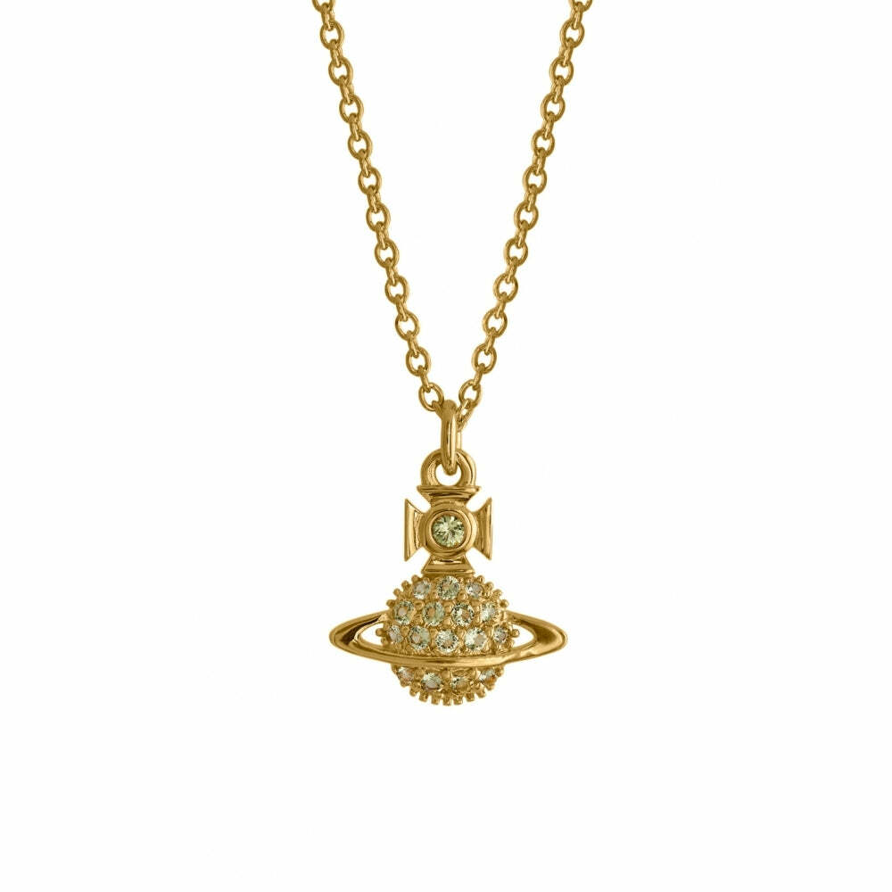 Vivienne Westwood　ネックレス　63020248-R134　TAMIA PENDANT　タミアペンダント　クリスタル イエローゴールド アクセサリー 　並行輸入品　プレゼント 記念日 誕生日 アニバーサリー