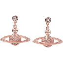 ヴィヴィアンウエストウッド Vivienne Westwood　ピアス　6262020025-G120　ヴィヴィアン・ウエストウッド　MINI BAS RELIEF DROP EARRINGS　ミニバスレリーフ　 レディース　ピンクゴールド　ラインストーン　　並行輸入品　プレゼント 記念日 誕生日 アニバーサリー