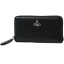 VIVIENNE WESTWOOD 長財布　53020079-S000D-N403　ヴィヴィアンウエストウッド　RE-VEGAN GRAIN NEW ZIP ROUND WALLET PALE BLACK　ブラック　シルバー　ラウンドファスナー並行輸入品　無地 　プレゼント　記念日　アニバーサリー