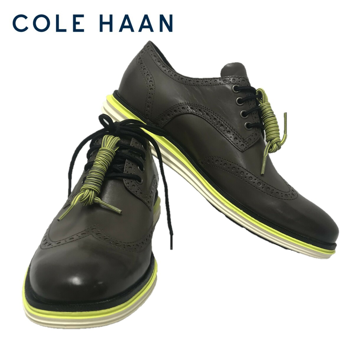 COLE HAAN C31548-JP24.5　コールハーン 7サイズ　メンズ 靴 オリジナルグランド ウィング オックスフォード ラグジュアリー 　スポーティ クワイエット シェード レザー　24.5cm　ビジネス　記念日　プレゼント 1