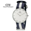 Daniel Wellington 腕時計　0963DW　ダニエルウェリントン メンズ レディース 34mm　並行輸入品　 北欧　ネイビー ホワイト　アナログ　スポーティ ビジネス　ユニセックス　記念日　プレゼント その1