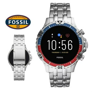 FOSSIL 腕時計 FTW4040　フォッシルスマートウォッチ ビジネス カジュアル メンズ　レディース タッチスクリーンスマートウォッチ ジェネレーション5 タッチスクリーンスマートウォッチ シルバー GARRETT HR　デイリー プレゼント 並行輸入品