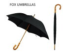 FOX UMBRELLAS メンズ 高級長傘 RG3-WHAN-POLY-24FR フォックスアンブレラズ RGS3 WHANGEE HANDLE ワンギー(竹)のハンドル 4色展開 並行輸入品