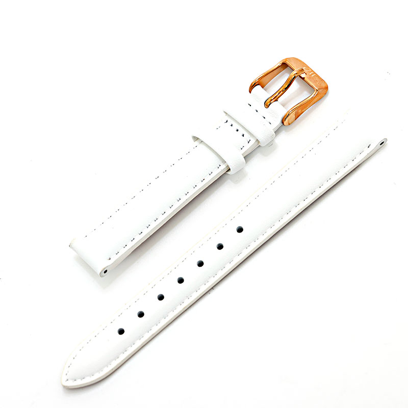 ダニエルウェリントン 腕時計用ベルト レディース Petite Bondi Rose Gold 14mm ホワイト ローズゴールド DW00200161 Daniel Wellington